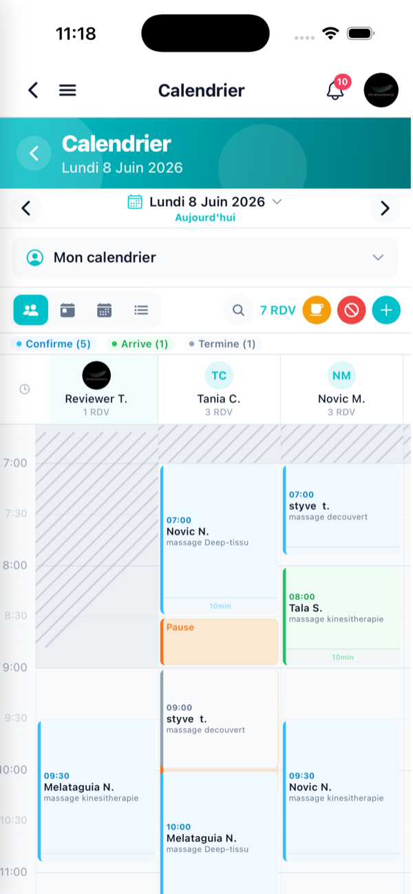 Planevia — application mobile